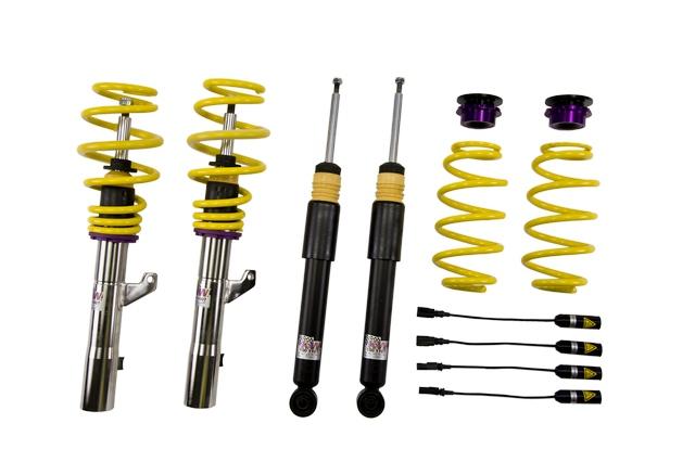 KW Coilover Kit V1 for 03/2003+ Audi A3 Sportback (8PA) w/ Deactivation For Electronic Dampers - ModsDirect