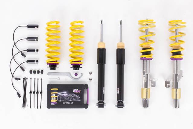 KW Coilover Kit V1 for 05/2013+ BMW 3 Series Gran Turismo (F34) w/ Deactivation For Electronic Dampers - ModsDirect