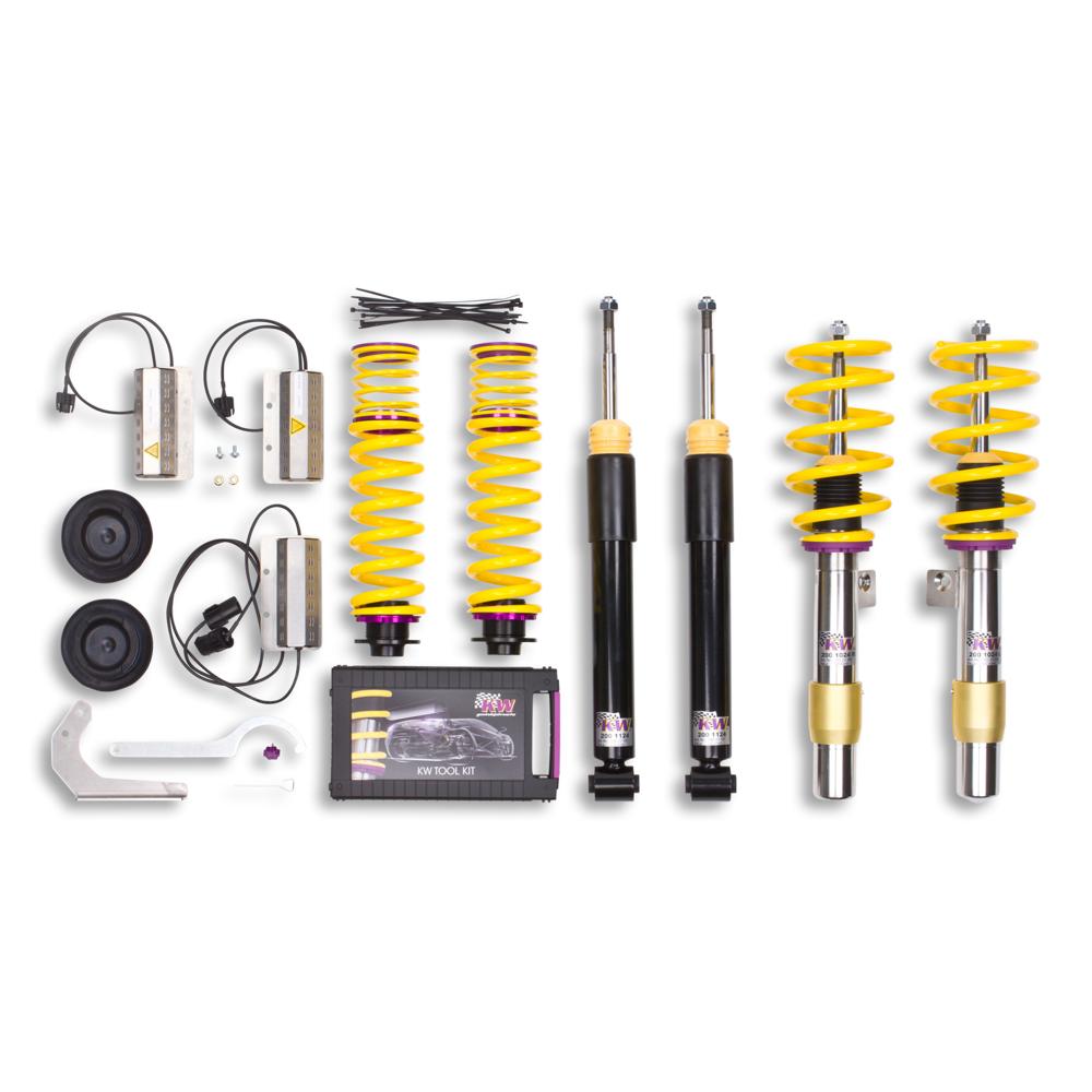 KW Coilover Kit V1 for 09/2007+ BMW 3 Series Coupe (E92) w/ Deactivation For Electronic Dampers - ModsDirect