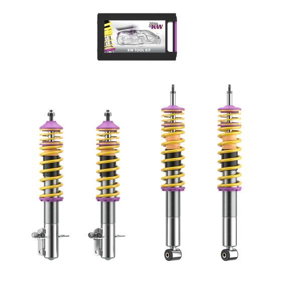 KW Coilover Kit V1 for 01/1979-04/1993 VW Golf Cabriolet (155) - ModsDirect