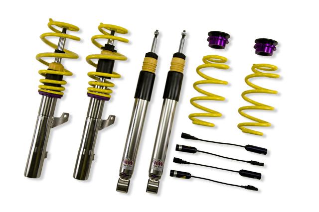 KW Coilover Kit V3 for 03/2003+ Audi A3 Sportback (8PA) w/ Deactivation For Electronic Dampers - ModsDirect
