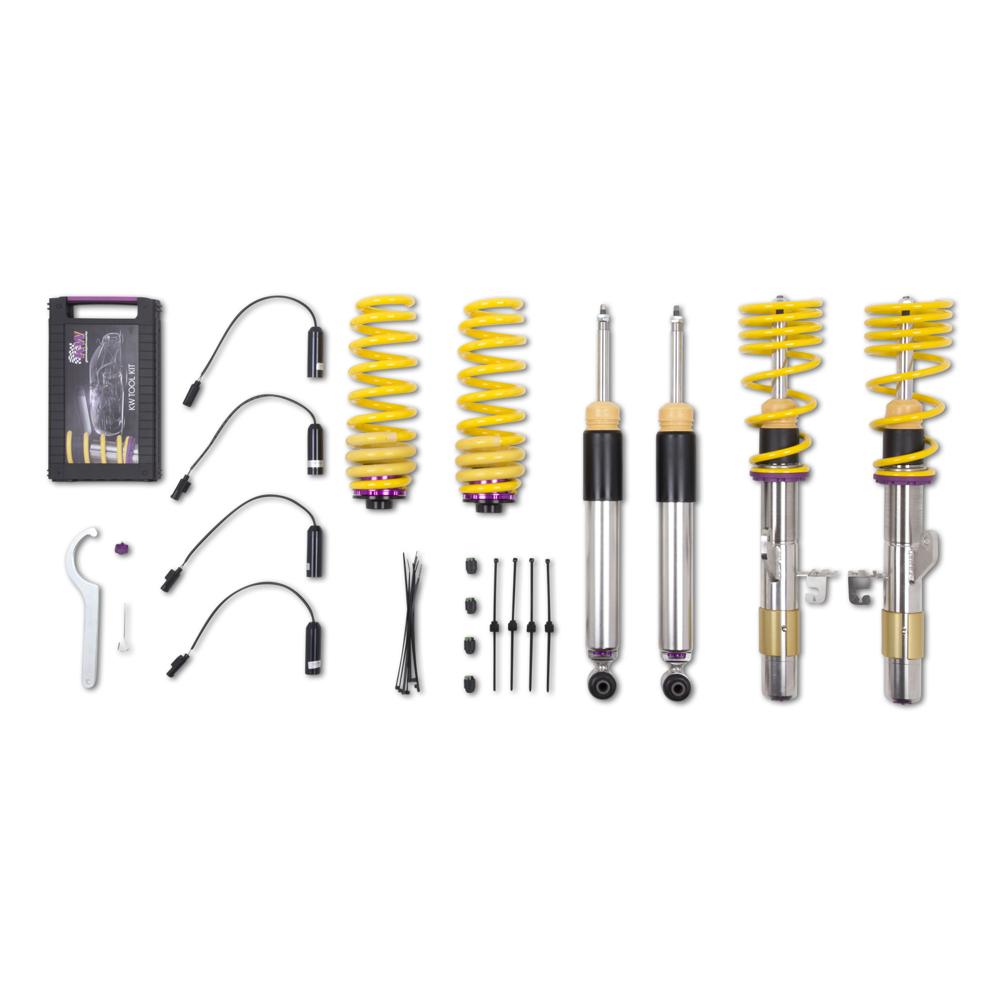 KW Coilover Kit V3 for 10/2013+ BMW 4 Series Coupe (F32, F82) w/ Deactivation For Electronic Dampers - ModsDirect