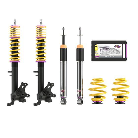 KW Coilover Kit V3 for 11/1982+ BMW 3 Series Convertible (E30) (FA Struts In Exchange) - ModsDirect