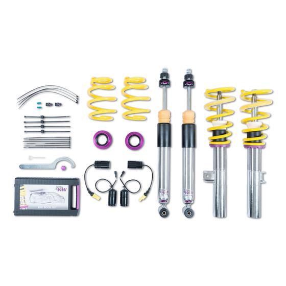 KW Coilover Kit V3 for 05/2018+ Mercedes Benz A-Class (W177) w/ Deactivation For Electronic Dampers - ModsDirect