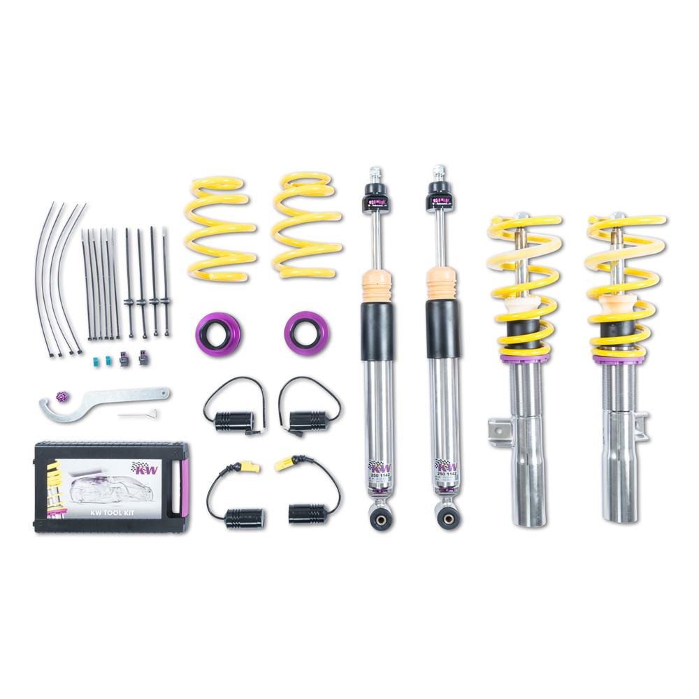 KW Coilover Kit V3 for 12/2018+ Mercedes Benz A-Class (W177) w/ Deactivation For Electronic Dampers - ModsDirect