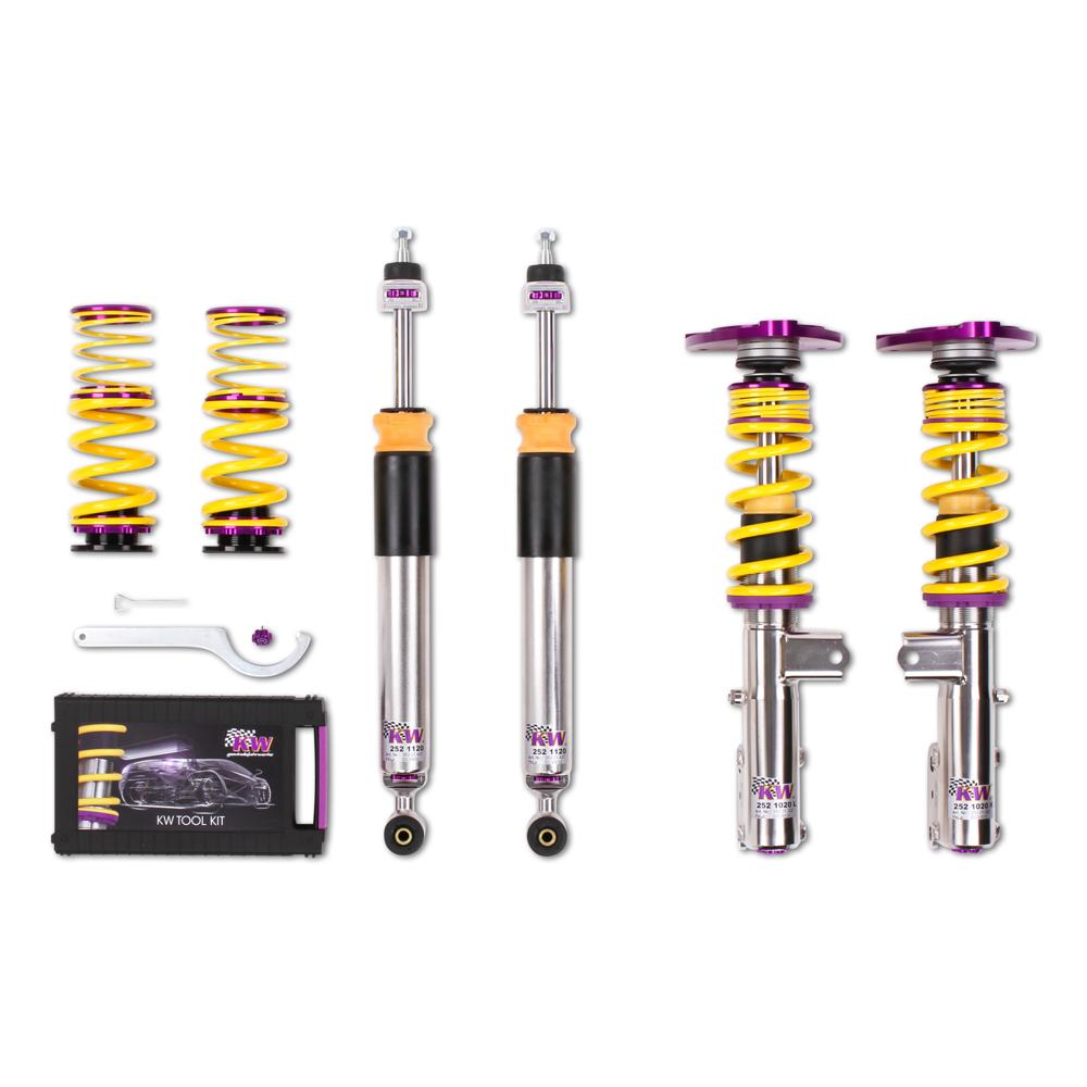 KW Coilover Kit V3 Clubsport for 06/2013+ Mercedes Benz A-Class (W176) w/ Top Mounts - ModsDirect