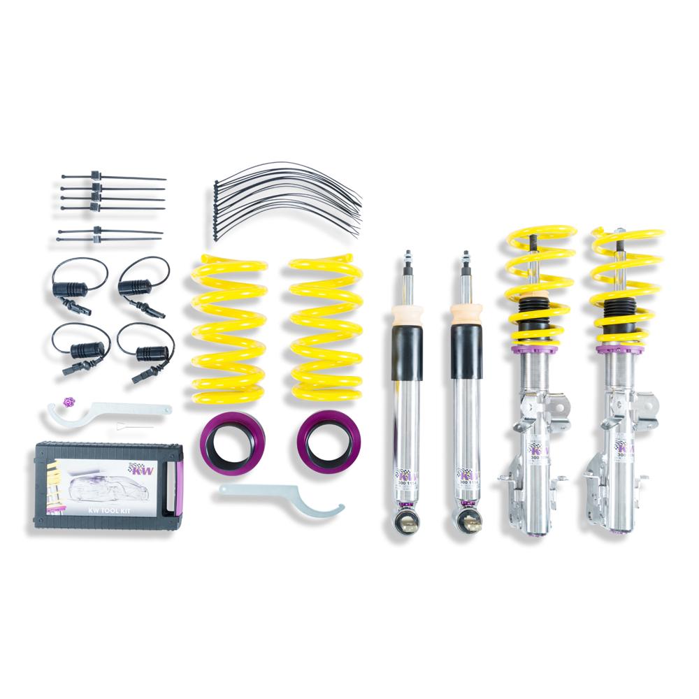 KW Coilover Kit V3 for 11/2017+ Ford Mustang Coupe w/ Deactivation For Electronic Dampers - ModsDirect