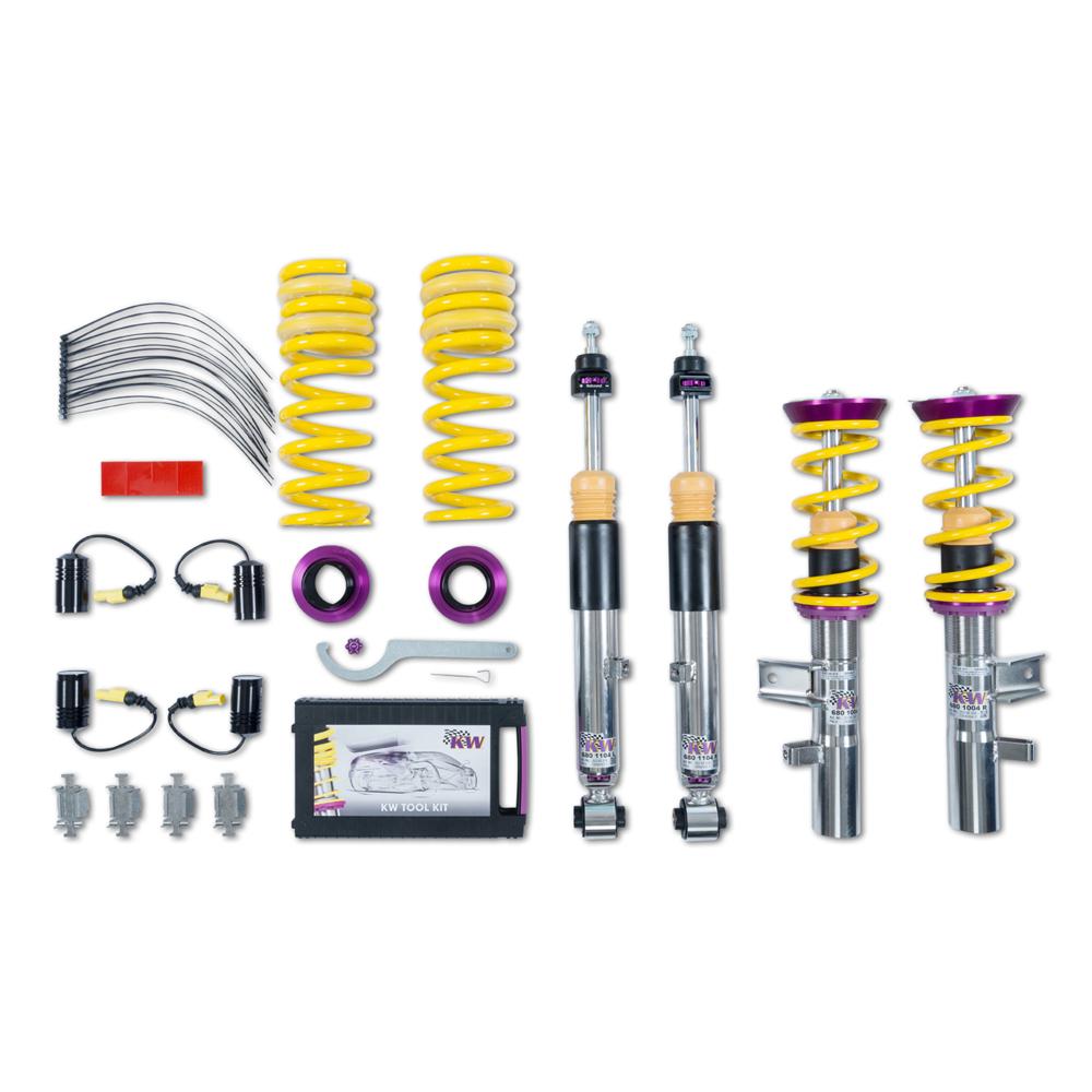 KW Coilover Kit V3 for 10/2017+ Kia Stinger (CK) w/ Deactivation For Electronic Dampers - ModsDirect