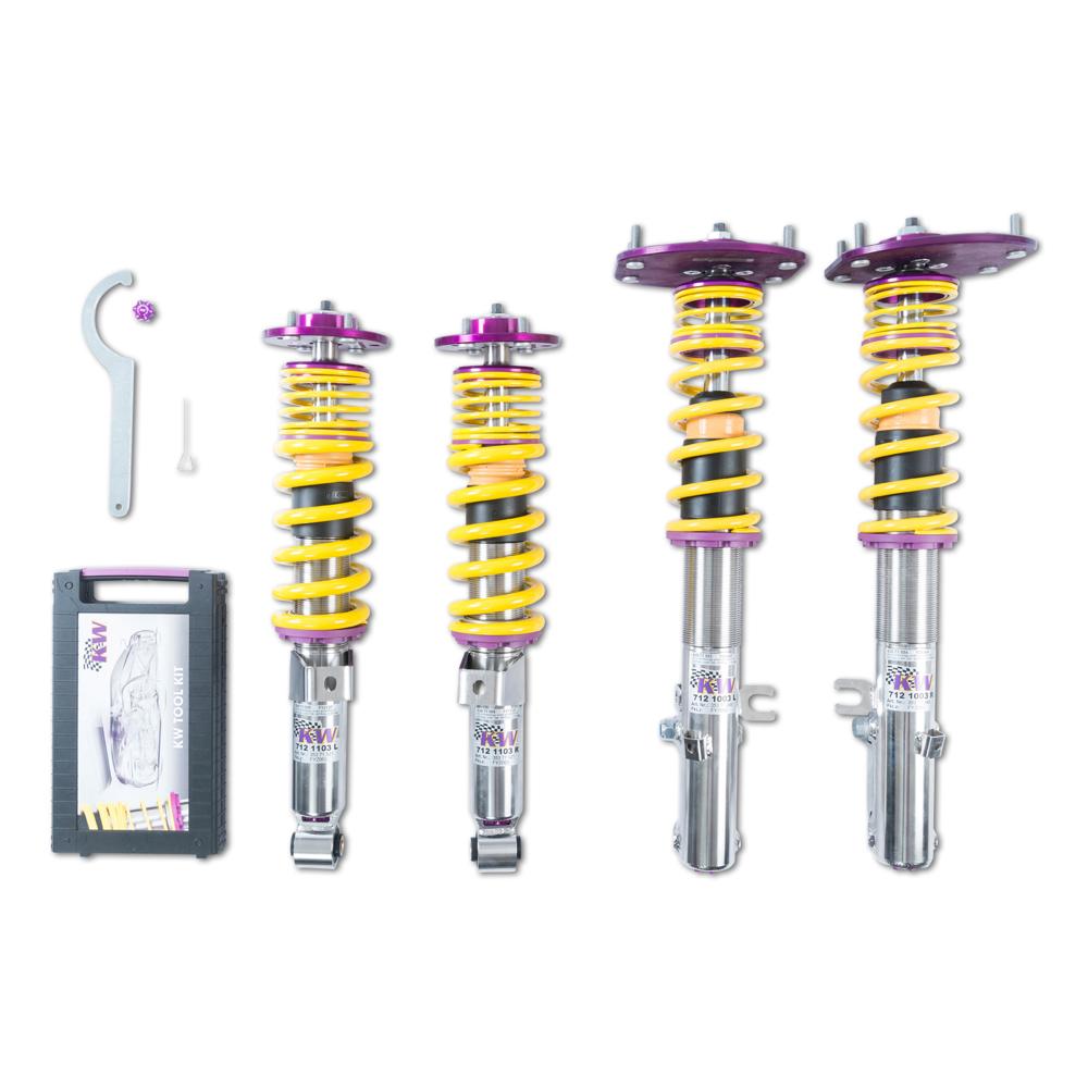 KW Coilover Kit V3 Clubsport for 07/1994+ Porsche 911 (993) w/ Top Mounts - ModsDirect
