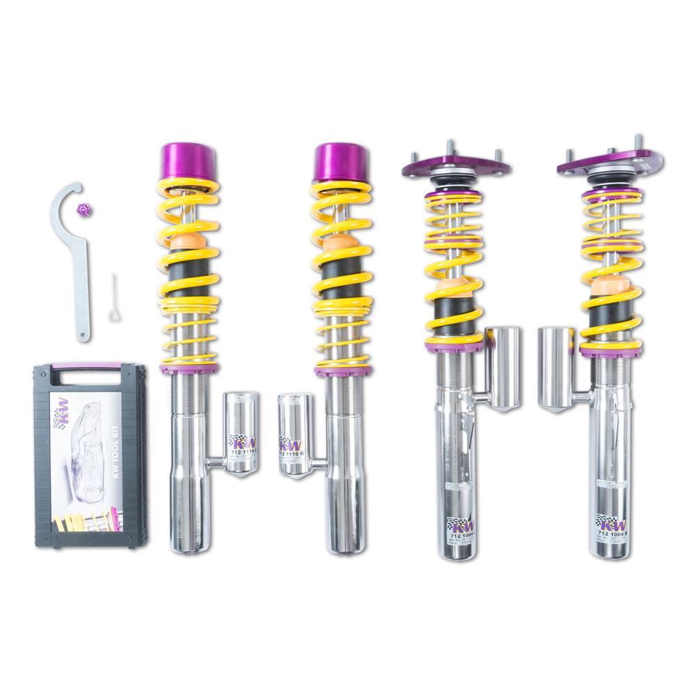 KW Coilover Kit V3 Clubsport for 01/2006+ Porsche Cayman (987) w/ Top Mounts - ModsDirect