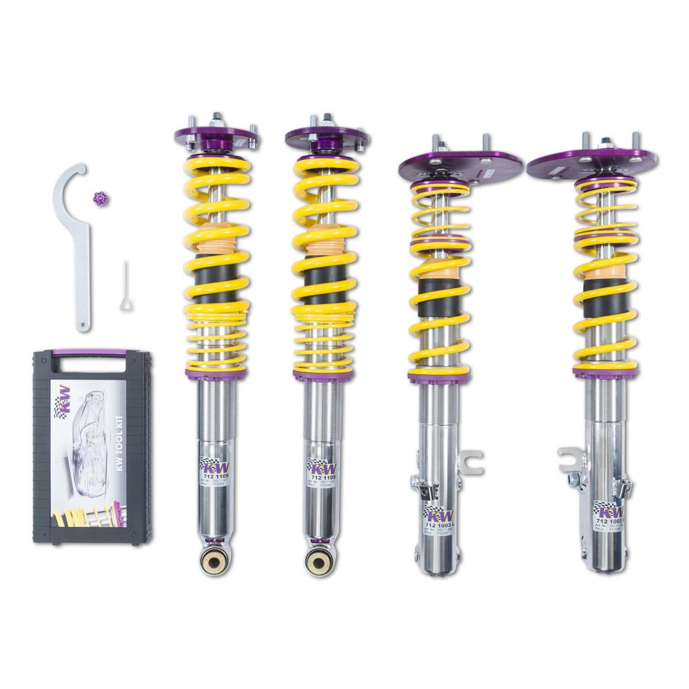 KW Coilover Kit V3 Clubsport for 12/1988-11/1990 Porsche 911 w/ Top Mounts - ModsDirect