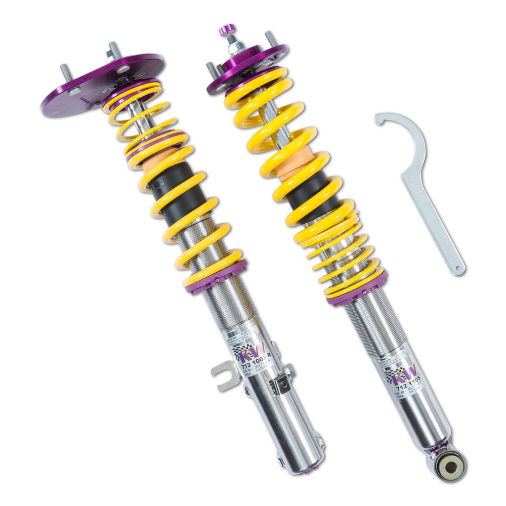 KW Coilover Kit V3 Clubsport for 11/1990-05/1994 Porsche 911 Convertible w/ Top Mounts - ModsDirect
