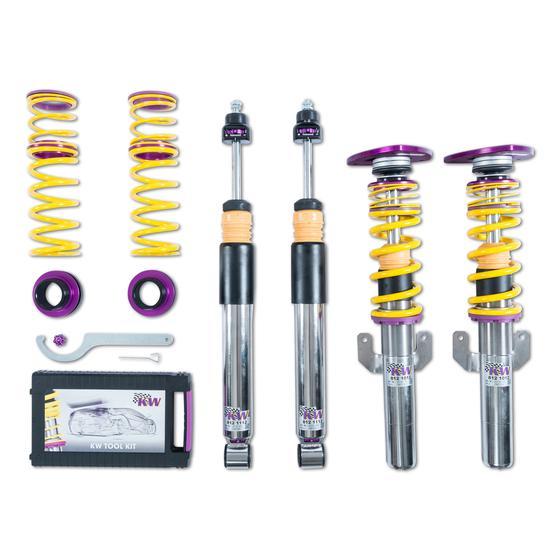 KW Coilover Kit V3 Clubsport for 09/1991+ VW Golf Mk III Cabriolet (10000000) w/ Top Mounts - ModsDirect