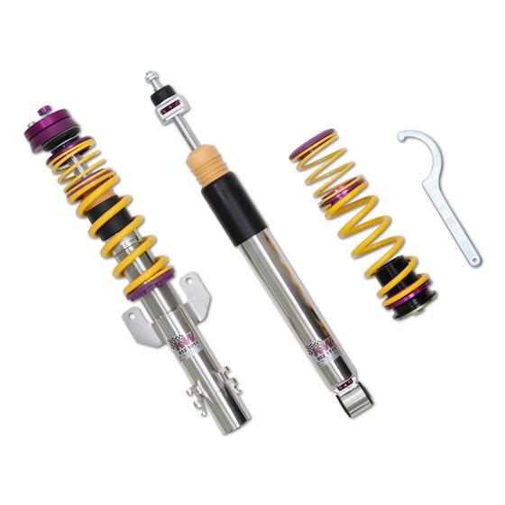 KW Coilover Kit V3 Clubsport for 06/2008+ Seat Ibiza Mk IV Sportcoupe (6J1, 6P5) w/ Top Mounts - ModsDirect