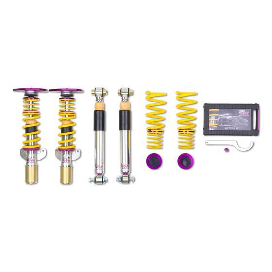 KW Coilover Kit V3 Clubsport for 11/2009+ Renault Megane III Coupe (DZ0/1) w/ Top Mounts - ModsDirect