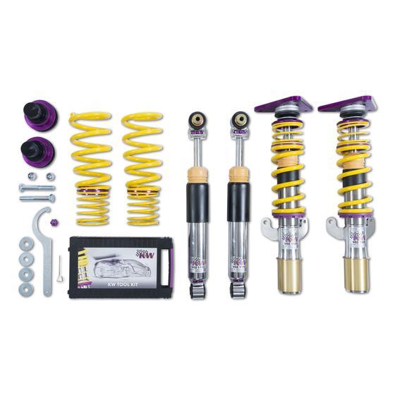 KW Coilover Kit V3 Clubsport for 01/2018+ Renault Megane IV Hatchback (B9A/M/N) w/ Top Mounts - ModsDirect