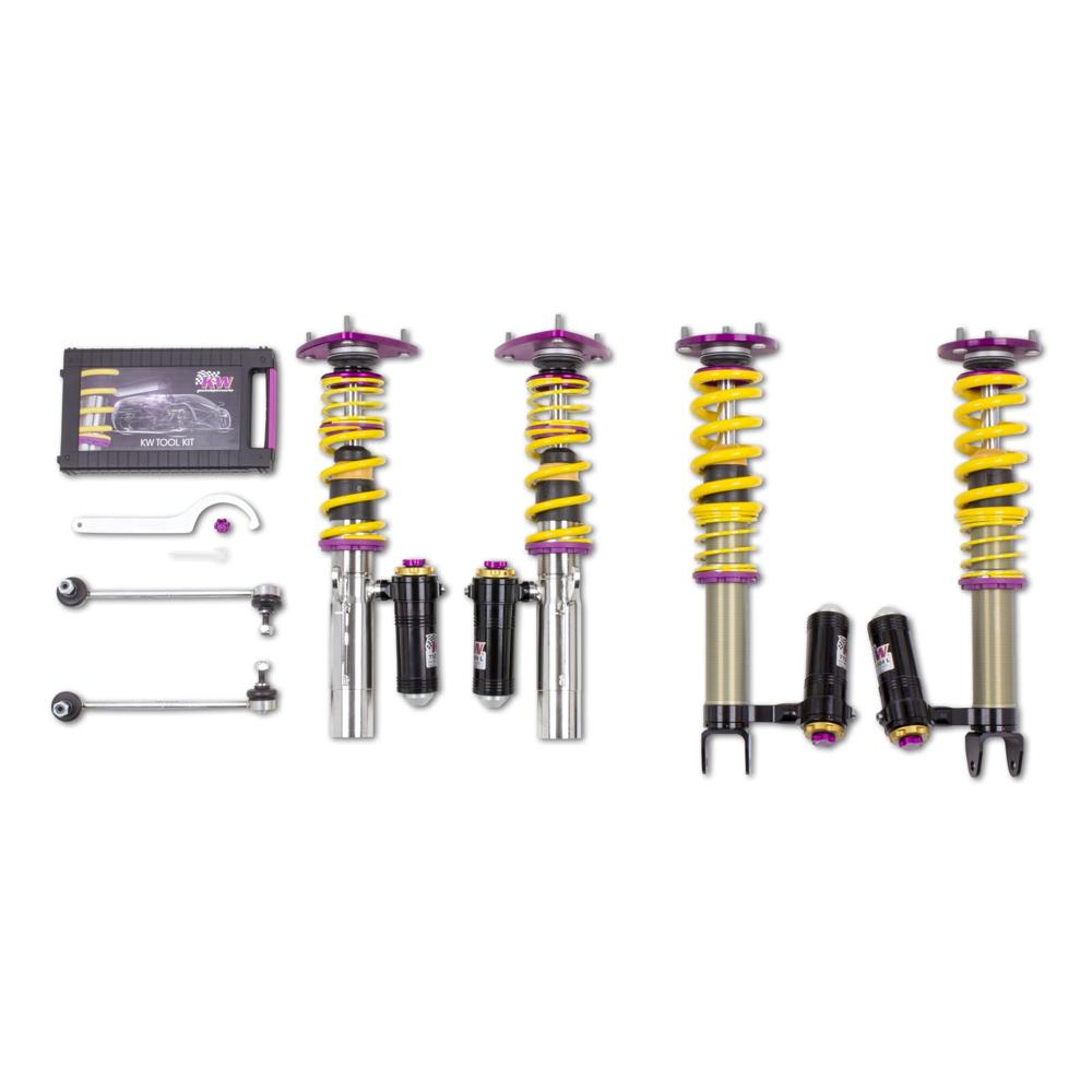 KW Coilover Kit V4 Clubsport for 07/2004+ Porsche 911 (997) w/ Top Mounts - ModsDirect