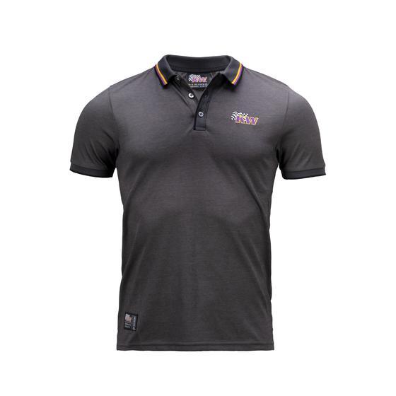 KW Mens Polo-Shirt - Grey XXL - ModsDirect