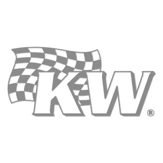 KW Silver Sticker - 280 x 135mm - ModsDirect