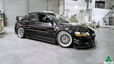 Lancer Evolution IX Front Lip Splitter With Support Rods