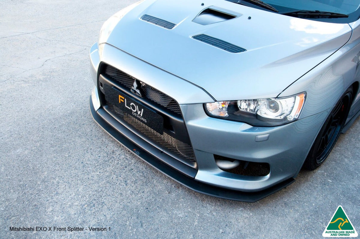 Lancer Evolution X Front Lip Splitter V1