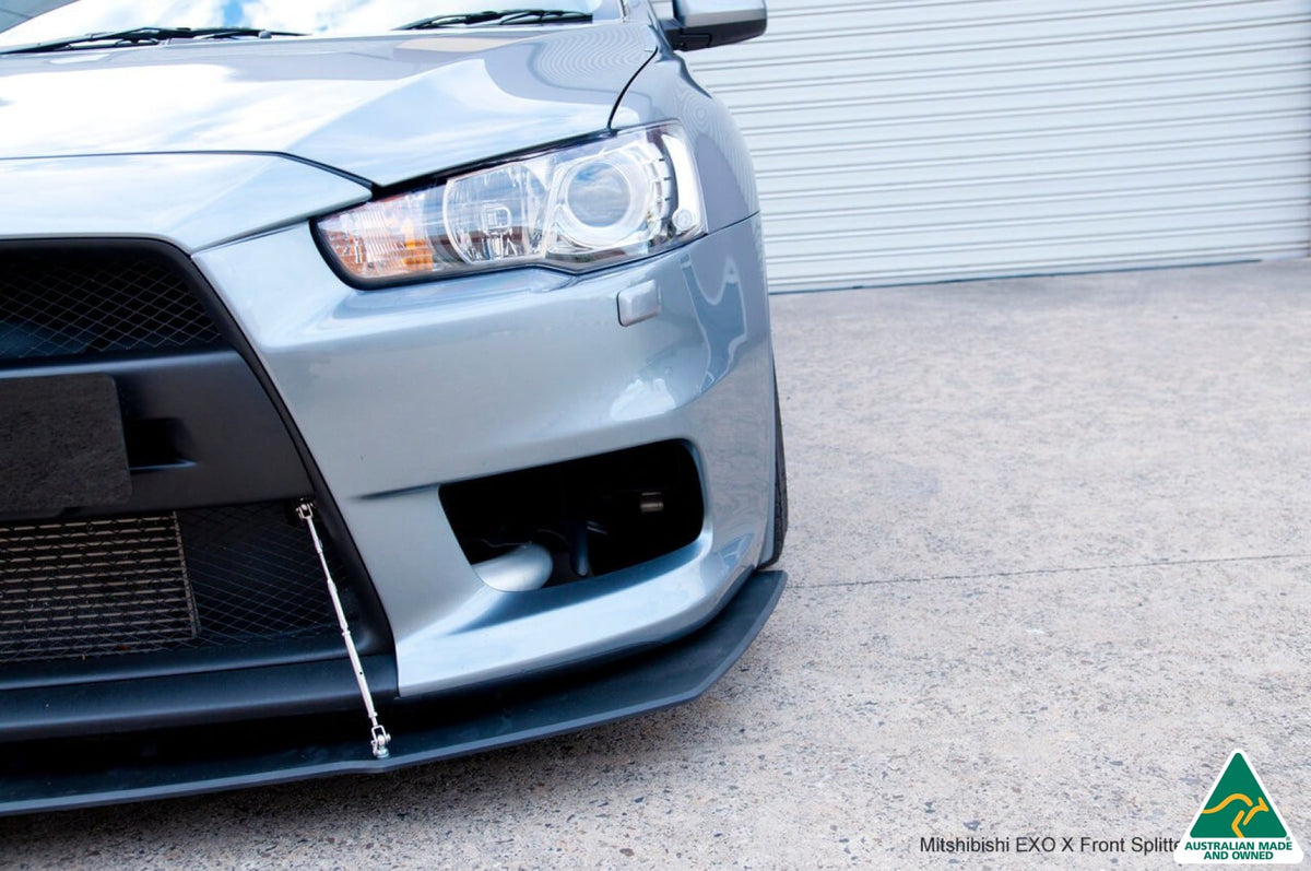 Lancer Evolution X Front Lip Splitter V2