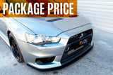 Lancer Evolution X Full Lip Splitter Set