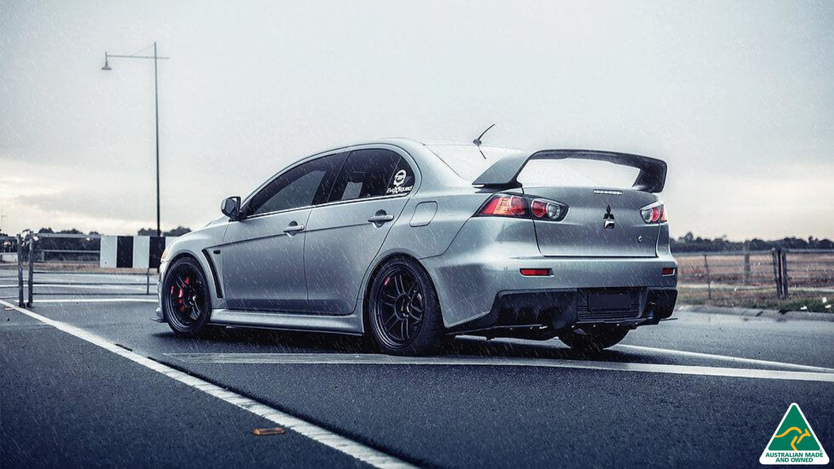 Lancer Evolution X Rear Valance (3 Piece)