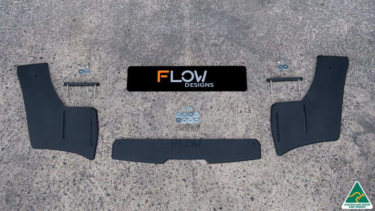 Lancer Evolution X Rear Valance (3 Piece)