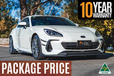 ZD8 BRZ Full Lip Splitter Set (GLOSS BLACK) - ModsDirect