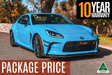 ZN8 GR86 Full Lip Splitter Set (GLOSS BLACK) - ModsDirect