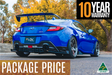 ZD8 BRZ STI Full Lip Splitter Set (TEXTURED BLACK) - ModsDirect