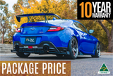 ZD8 BRZ STI Full Lip Splitter Set (TEXTURED BLACK) - ModsDirect