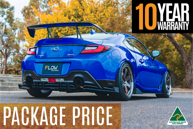 ZD8 BRZ STI Full Lip Splitter Set (TEXTURED BLACK) - ModsDirect