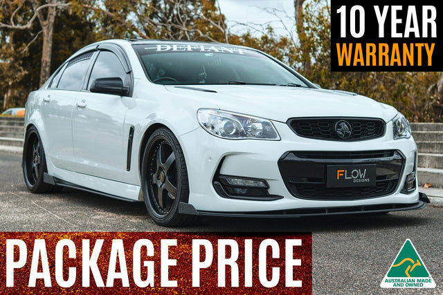 VF Commodore S2 Sedan Full Lip Splitter Set - ModsDirect