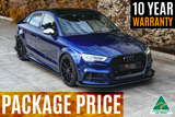 S3 8V Sedan Facelift Full Lip Splitter Set