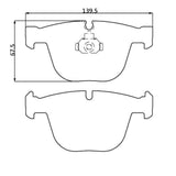 CIRCO SC17 Street Performance Brake Pads BMW M3 (E92) / M5 (E60) / X5M - ModsDirect