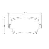 CIRCO M119 Race Brake Pads Volkswagen Golf V, VI / Audi TT / S3 - ModsDirect