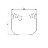 CIRCO M207 Race Brake Pads BMW 135i E82 / 330i E92 - ModsDirect