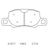 CIRCO M207 Race Brake Pads Porsche 911 Turbo (991) / GT3 3.8 (991) / Cayman (981) - ModsDirect