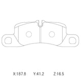 CIRCO M119 Race Brake Pads Porsche Boxster Spyder (981) - ModsDirect