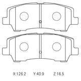 CIRCO S88 Performance Trackday Brake Pads Ford Mustang 2016 - ModsDirect