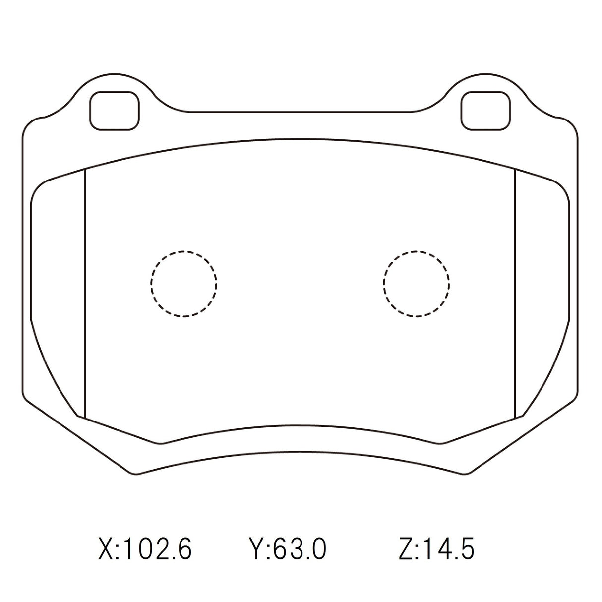 CIRCO SC17 Street Performance Brake Pads Subaru WRX STI 2018 / Kia Stinger - ModsDirect