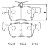 CIRCO S88 Performance Trackday Brake Pads Honda Civic Type R FK8 and FL5 - ModsDirect