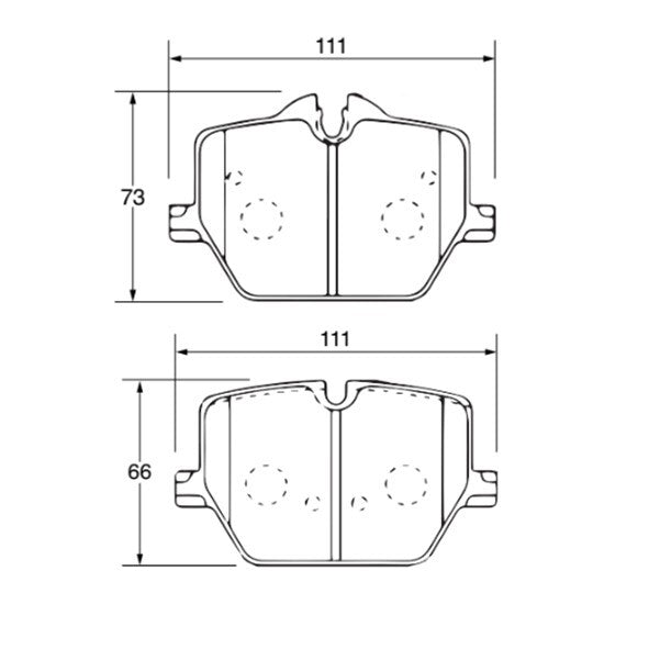 CIRCO S88 Performance Trackday Brake Pads Toyota Supra 2018 A90 GTS - ModsDirect