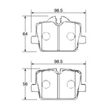 CIRCO S88 Performance Trackday Brake Pads Toyota Supra 2018 A90 GT - ModsDirect