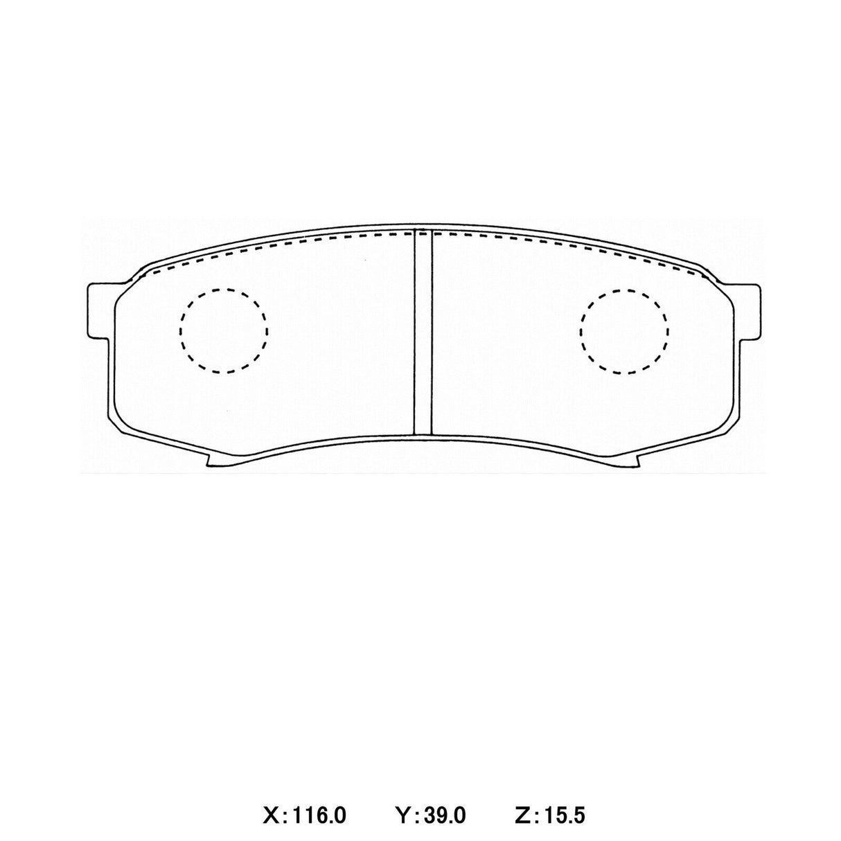 CIRCO SC17 Street Performance Brake Pads Toyota Landcruiser 70 & 80 / FJ Cruiser / Pajero - ModsDirect