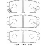 CIRCO M119 Race Brake Pads Mitsubishi Evo 4 - ModsDirect
