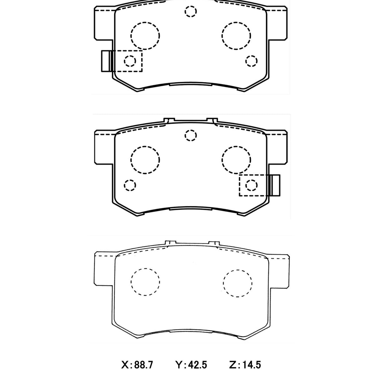 CIRCO M207 Race Brake Pads Honda S2000 / Integra / Civic - ModsDirect