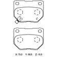 CIRCO S11 Street Performance Brake Pads Subaru WRX / Nissan 300ZX / Skyline Turbo - ModsDirect